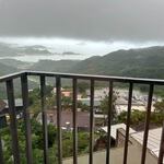 古窗海景會館 - しかしながら九扮は小雨の天気で残念ながら窓から望める絶景の景色は余り見られませんでした。