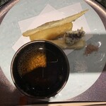 松阪牛懐石 真 - 牛脂で揚げた野菜メインの天ぷら