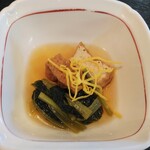 山本屋 - 厚揚と小松菜煮物