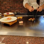 エクシブ軽井沢 鉄板焼 - オマール海老