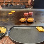 エクシブ軽井沢 鉄板焼 - 椎茸と信州プレミアム牛フィレ肉