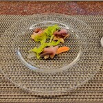 エクシブ軽井沢 鉄板焼 - 鰤のマリネ