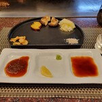 エクシブ軽井沢 鉄板焼 - 3種の味わいで