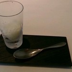 ユニック - 2013年10月ランチ3800円④お口直し シークワーサーのシャーベット