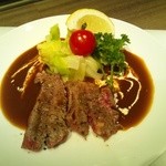 TEPPAN BAR Griglia - シャトー・ブリアンのコース料理（例）