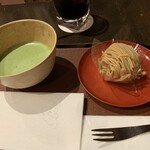 Peshawaru - 抹茶と小布施堂のモンブラン