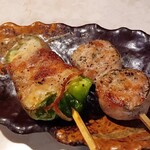 Tsukiji - チーズ入りピーマン、豚バラしそ巻