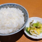 中華そば うえまち - お新香が嬉しいのよね