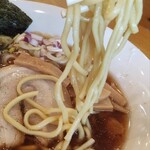 熟成豚骨ラーメン そだし - 麺の感じ