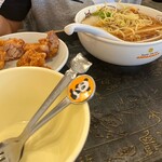 東京餃子軒 - お子様セット、よくある醤油ラーメンと唐揚げ