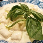 Domestic lemon cream gnocchi