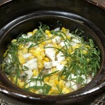 主廚精選砂鍋米飯 (1合~) “雞”、“魚貝類”、“蔬菜”。