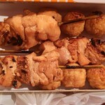 両国国技館 - ｢焼き鳥×3本＋つくね×2本｣ プリプリでタレが旨いよ～♪