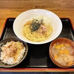 麺屋東京かとむら - 油そば定食　麺中盛り