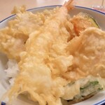 Tendon Tempura Hompo Santen - 鶏海老天丼