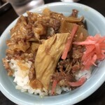 兎に角 - 別日に食べたミニ牛すじ丼♪美味しい