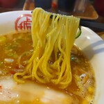 博多ラーメン 琥家 - 中太麺