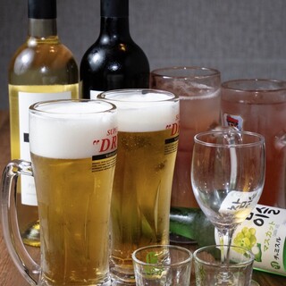 Cheers with ice-cold beer♪ We also accept reservations for seats only.