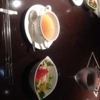 リュクス　タジマヤ - スープとサラダです^ - ^