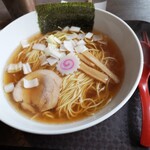 ハレルヤ - 煮干中華ソバ　¥550　クドく無い煮干スープとぱつんとした細麺が合います！