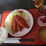 Ishokuan Enishiya - 白身魚フライ定食(850円)