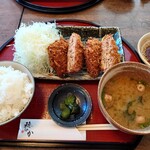 穂のか - メンチカツランチ