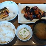 Yayoi Ken - なす味噌と焼魚の定食