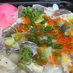 魚久 - 鯵酢漬寿司　さっぱりと美味しい