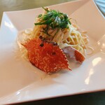 レストラン ビストロ - 渡り蟹のクリームパスタ