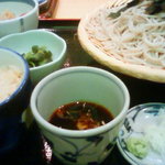 Soba Mangetsu - ざる蕎麦ご飯セット
