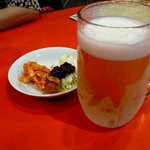 赤坂珉珉 - ビールでかんぱ〜い