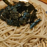 手打ち蕎麦 治作 - 盛り蕎麦 並盛り アップ