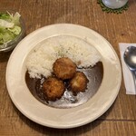 しゃべりたい - 「ホタテフライカレー」1180円。