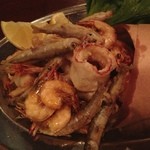 トラットリア・築地パラディーゾ - フリット本日の全部のせ 盛り合わせ！