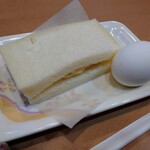 喫茶＆定食　ゆき - 令和5年10月
モーニング(7:00〜11:00)
モーニングサービス 税込330円
サンドウィッチ、ゆで卵、アイスコーヒー