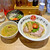 焼きあご煮干しらぁめん とびうお - 料理写真:「塩つけ麺」¥1,000と「まきしまむこいたまTKG」¥350