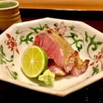 多仁本 - スマ鰹炙り　美味しかったのでもう一度写真出します。