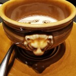 元麻布 牛牛 離宮 - トリュフ香るマッシュルームスープ