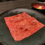 元麻布 牛牛 離宮 - 内モモの焼きすき焼き