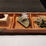 元麻布 牛牛 離宮 - 旬の前菜三種