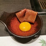 元麻布 牛牛 離宮 - 内モモの焼きすき焼き