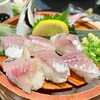 にぎり長次郎 - 泳がし鯵一匹にぎり