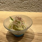 さい オサケトオリョウリ - セロリとみょうがの浅漬け