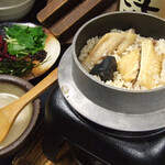 The ultimate chicken Kamameshi (rice cooked in a pot)