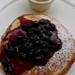 パンケーキ　with　メープルバター　（ブルーベリー）