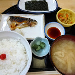 食事処 ときわ - 朝定食、鯖塩３８０円！