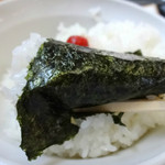 食事処 ときわ - 海苔で巻き巻き