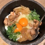 侘家古暦堂 - 石焼親子丼（アップ１）