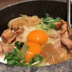 侘家古暦堂 - 石焼親子丼（アップ２）