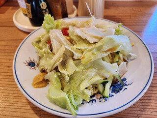 はるき屋 - レタスのせ冷やし中華～☆